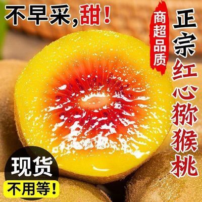 【爆甜】正宗四川红心猕猴桃浦江新鲜应季水果进口奇异果整箱包邮