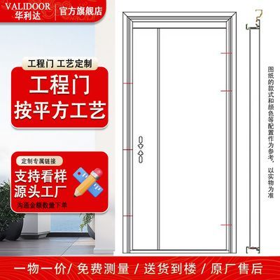 新款入户防盗门工程门工地门进户门单门子母门对开门四开门定制