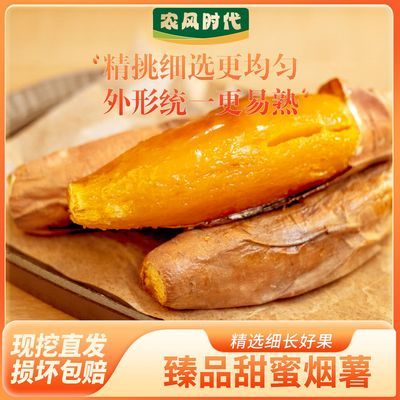 农风时代拇指果正宗烟台糖心烟薯25新鲜地瓜红薯沙地流油山芋小个