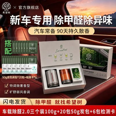 希望树升级2.0车载凝胶除甲醛果冻新房家用甲醛清除剂去吸味甲醛