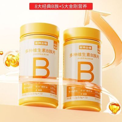 [诺特兰德]多种维生素B族片43.2g(0.6g*72片)/瓶优惠商品图片