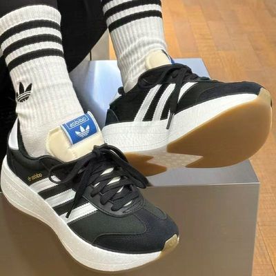 Adidas阿迪达斯CITY RNR 男女低帮耐磨休闲舒适运动鞋JI0836