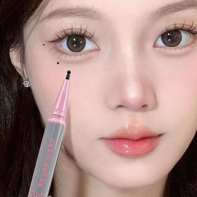 点痣笔持久不易晕染不易脱色自然仿真泪痣耐汗眼线笔美容雀斑自然