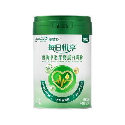 【美赞臣】鱼油成人奶粉700g*2罐每日悦享中老年高钙高蛋白