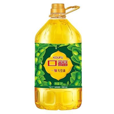 益海嘉里口福一级大豆油5L桶餐饮食堂家用炒菜商用食用油