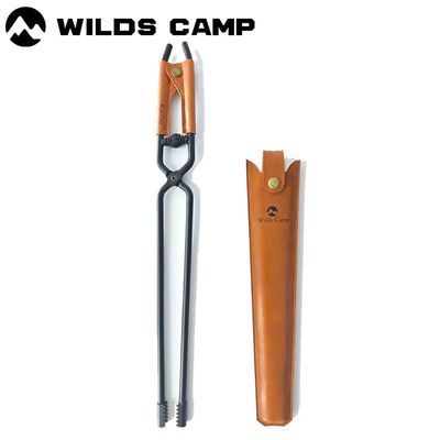 Wildscamp山野户外焚火钳露营野餐烧火钳加粗钢管防腐耐用耐高温
