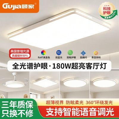 【顾家】 客厅主灯吸顶灯2026新款大灯现代简约大气中山灯具全屋套餐