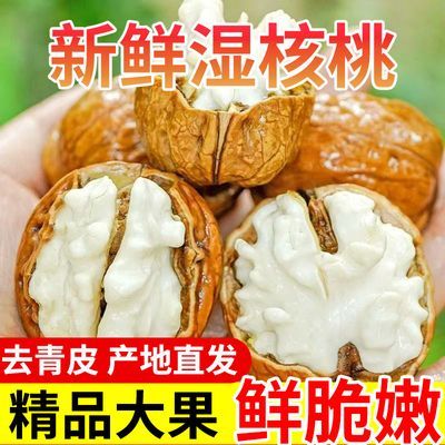 2026年当季新鲜湿核桃去青皮薄壳核桃孕妇鲜嫩高山老树大姚核桃优惠商品图片