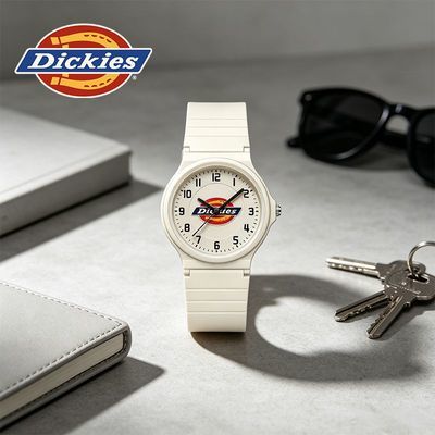 【Dickies】学生手表男女初高中考试专用静音运动腕表简约防水石英表