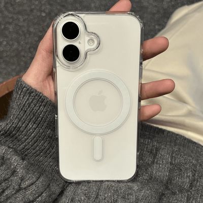 苹果iPhone16promax透明磁吸手机壳15/14防摔软壳13/12pro保护套