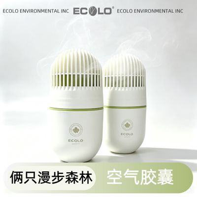 加拿大ECOLO车载怡科罗空气胶囊香薰天然植物除甲醛除烟味除异味