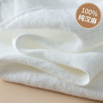 清仓捡漏100%纯汉麻直筒裤女不缩水2026夏薄高腰慵懒垂感阔腿裤优惠商品图片