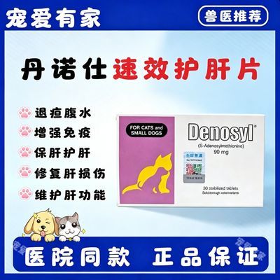 丹诺仕Denosyls护肝片宠物猫咪狗狗补血腹水保健养肝护肝优惠商品图片