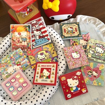 Kitty猫浮雕瓷砖强磁可爱卡通装饰黑板陶瓷冰箱贴优惠商品图片