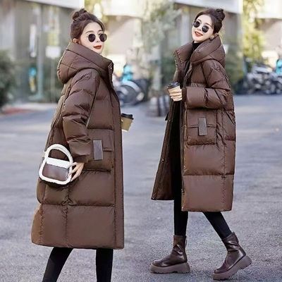 棉服2026新款宽松韩版过膝加厚棉袄冬季外套女棉衣