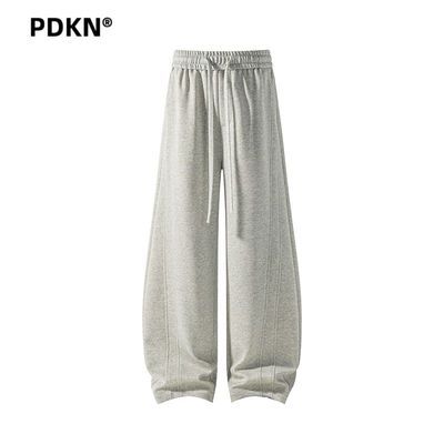 PDKN美式弯刀运动长裤男2026春秋新款宽松直筒宽版垂感阔腿裤卫裤【5天内发货】优惠商品图片