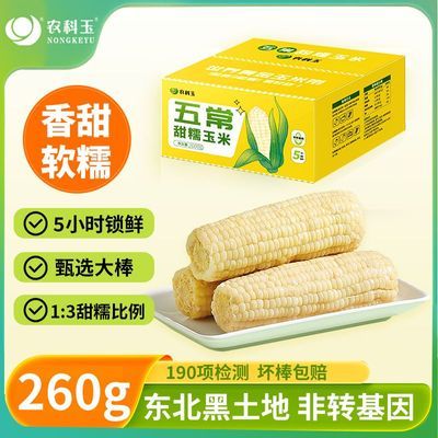 农科玉甜糯玉米东北粘糯真空包装糯玉米香甜软糯早餐轻食粗粮苞米优惠商品图片