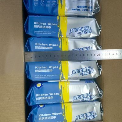 80抽厨房湿巾大包装家用加厚强力清洁去油污专用无纺布湿巾抹布优惠商品图片