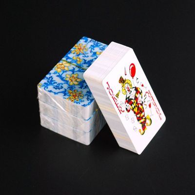 1.厂家直销100副扑克牌斗地主纸牌青花瓷扑克批发便宜家用纸牌优惠商品图片