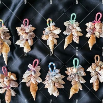 贝壳摇铃源头摆摊批发原创手工独立包装暑假爆款海边拿货十串优惠商品图片