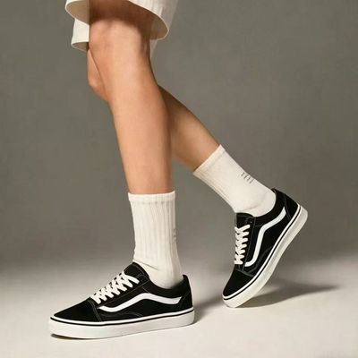 VANS/范斯Old Skool经典款日版黑白男女情侣低帮运动复古滑板鞋