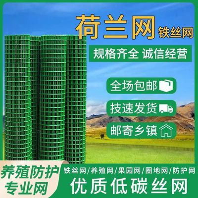 防锈铁丝网养殖网养鸡围栏网拦鸡网果园防护网护栏网栅栏隔离铁网