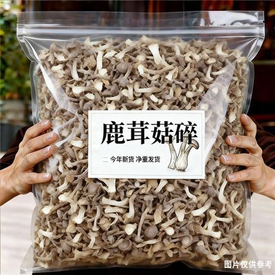 【无干燥剂】净重鹿茸菇碎片500g脆脆菇包子饺子馅料鹿茸菌碎正品优惠商品图片