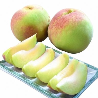 【脆甜】蜜桃新鲜水果桃子毛桃正宗蜜桃青州桃子山东脆桃青皮桃子优惠商品图片
