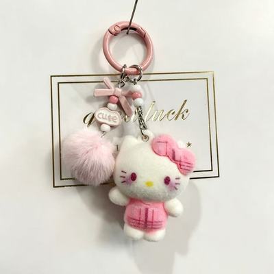 植绒KITTYKitty卡通挂件可爱钥匙扣公仔礼物书包挂件学生闺蜜礼物