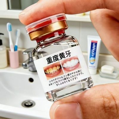牙斑净去黄牙刷牙美白牙齿去黄牙牙垢烟渍咖啡渍茶渍食物色素
