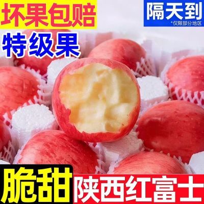 【特级】陕西正宗红富士苹果新鲜脆甜冰糖心苹果当季水果整箱批发优惠商品图片