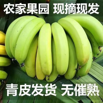 云南高山香蕉云南纯天然正宗自然当季整箱薄皮青皮水果批发新鲜优惠商品图片