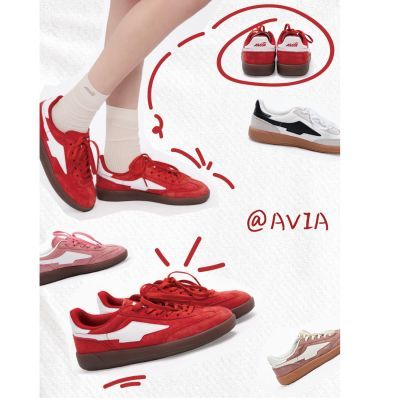 AVIA爱威亚2026夏季薄底德训鞋男女同款经典板鞋百搭复古运动T头优惠商品图片