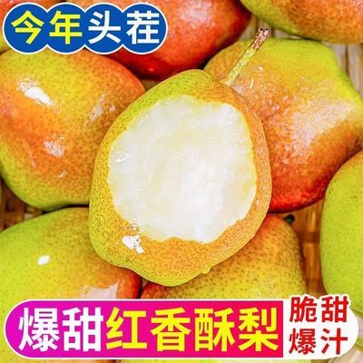 【当季】今年头茬红香酥梨爆甜酥脆爽口薄皮香梨酥梨当季新鲜水果优惠商品图片