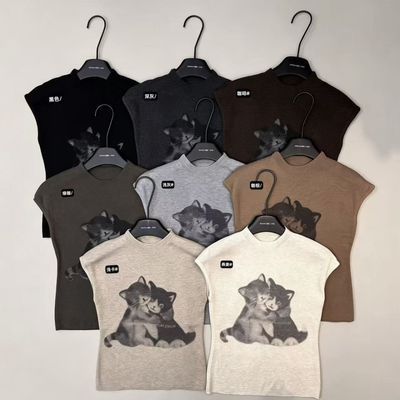 十三行正版 私信客服备注颜色 辣妹设计 针织衫 新款早秋修身百搭优惠商品图片