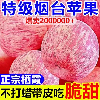 【彩箱】正宗精选苹果脆甜山东栖霞苹果应季新鲜苹果水果整箱批发优惠商品图片