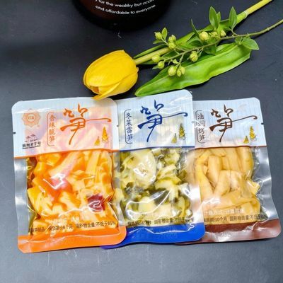 杭富油焖烤笋冬菜雷笋香辣脆笋开胃休闲零食小包装散称即食菜正品优惠商品图片