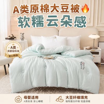 特价a纤维被四季通用加厚大豆冬被春秋被夏凉被家用单双人被芯优惠商品图片
