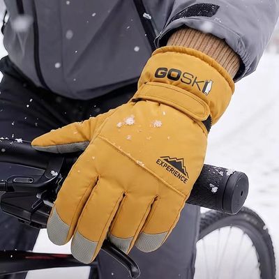 滑雪手套冬女男情侣款加绒加厚加棉保暖防风防泼水骑行电车防滑