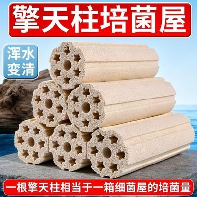 鱼缸毕业级滤材擎天柱鱼池过滤不掉渣空气缸净水培菌除氨氮治水黄