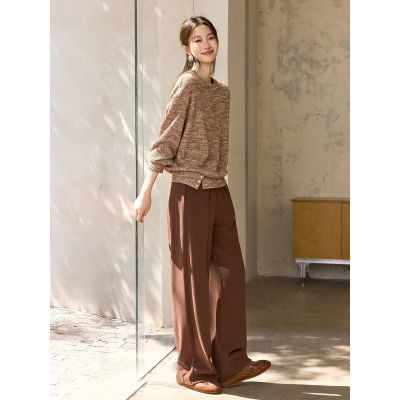 【MOHO&MO】沫晗依美【秋日暖感可露丽】26冬新款针织直筒裤套装