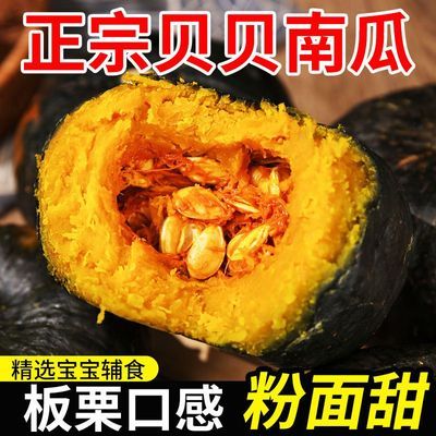 贝贝南瓜好吃粉面香甜新鲜肉厚宝宝辅食减脂蔬菜粗粮