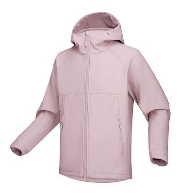 【现货】2026男女软壳冲锋衣高品质防风连帽登山服加绒透气外套女优惠商品图片