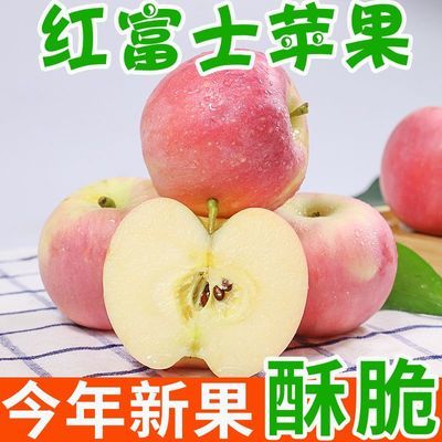 【御品一园】山西苹果红富士脆甜当季冰糖心水果净重4.5斤单果75mm起