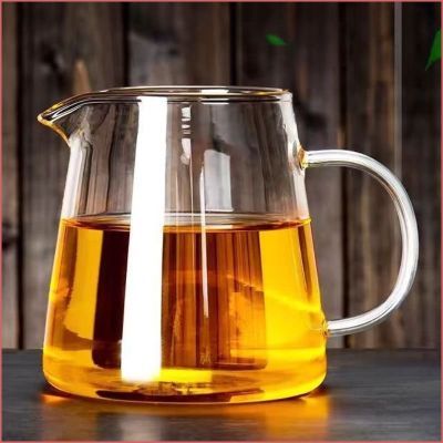 加厚公道杯玻璃耐热高档大小号透明茶海公杯茶漏高硼硅茶水分茶器
