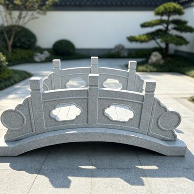石雕石桥花岗岩仿古小桥石拱桥户外别墅汉白玉庭院小石桥景观造景