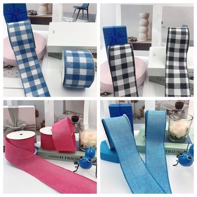 拷克带织带包边带多色服装辅料花边格纹纯色手工 diy 布条