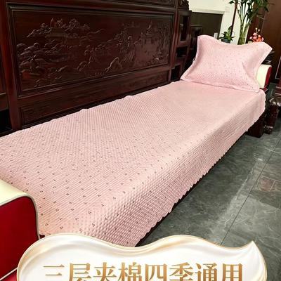 四季通用床盖单人床沙发飘窗可用三层夹棉柔软透气花边款a类