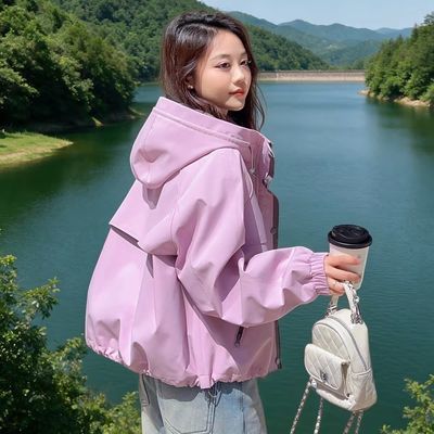 韩系秋季薄外套女2026新款今年流行爆款休闲女士夹克女款秋冲锋衣