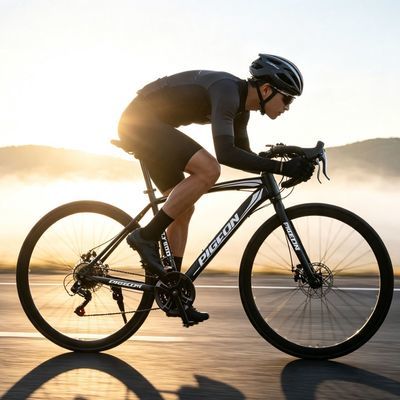 【飞鸽】牌公路车赛车成年人学生变速自行车碟刹弯把男女单车公路赛车